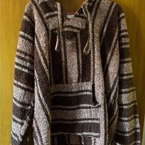 Men's Brown Striped Sweater